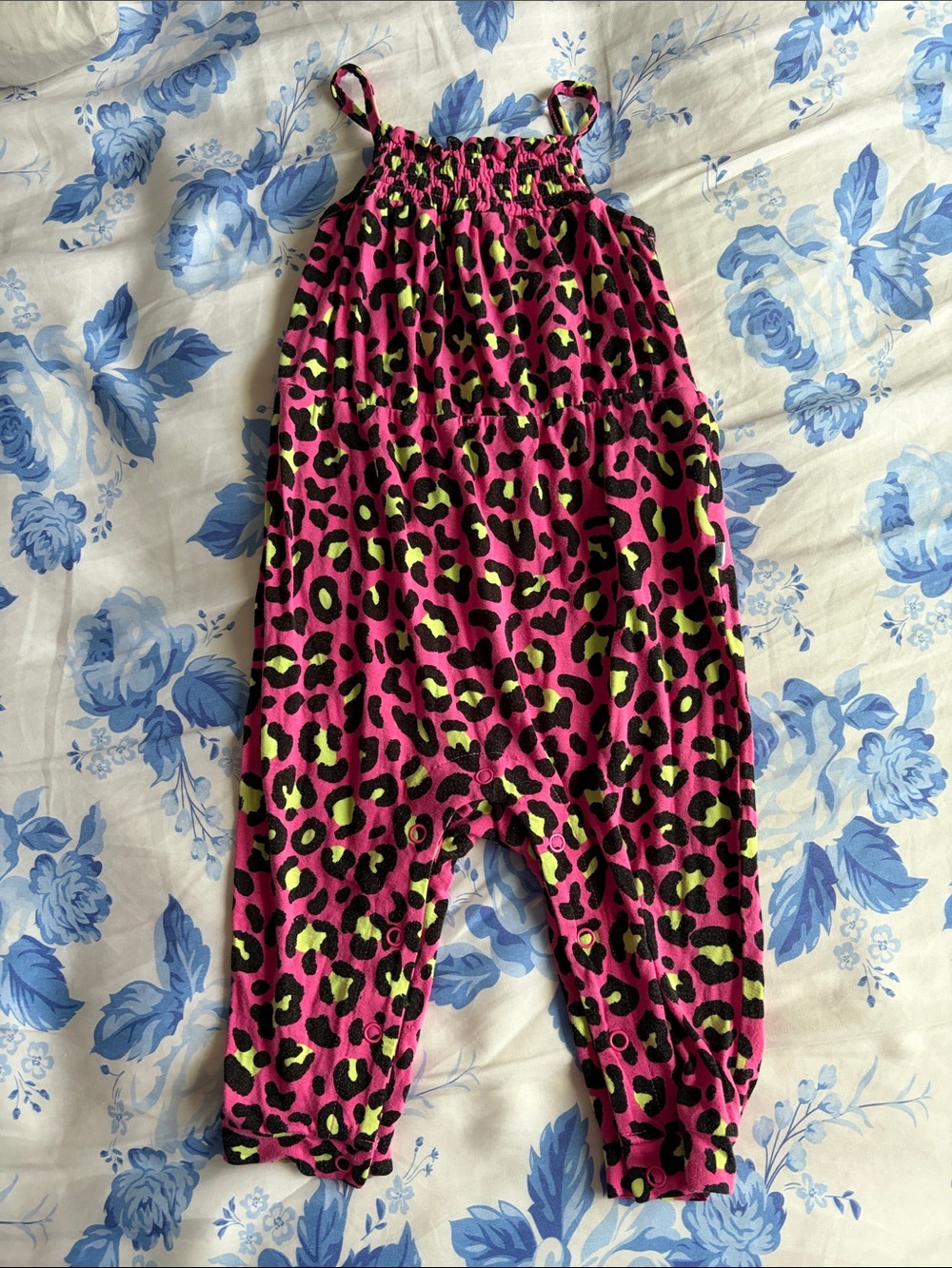 Posh Peanut smocked jumpsuit 6-12 months